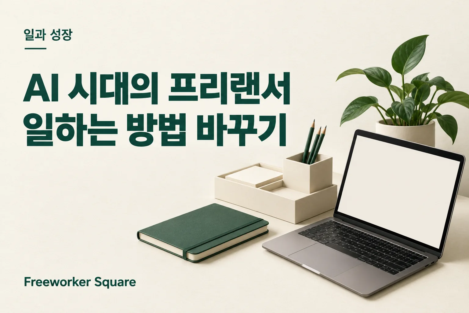 AI 시대의 프리랜서 일하는 방법 바꾸기 — 프리워커 스퀘어